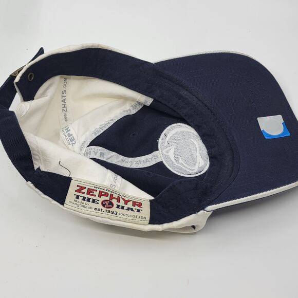 Penn State Nittany Lions Zephyr Blue White Strap Back Cap Hat Adjustable - Picture 9 of 10
